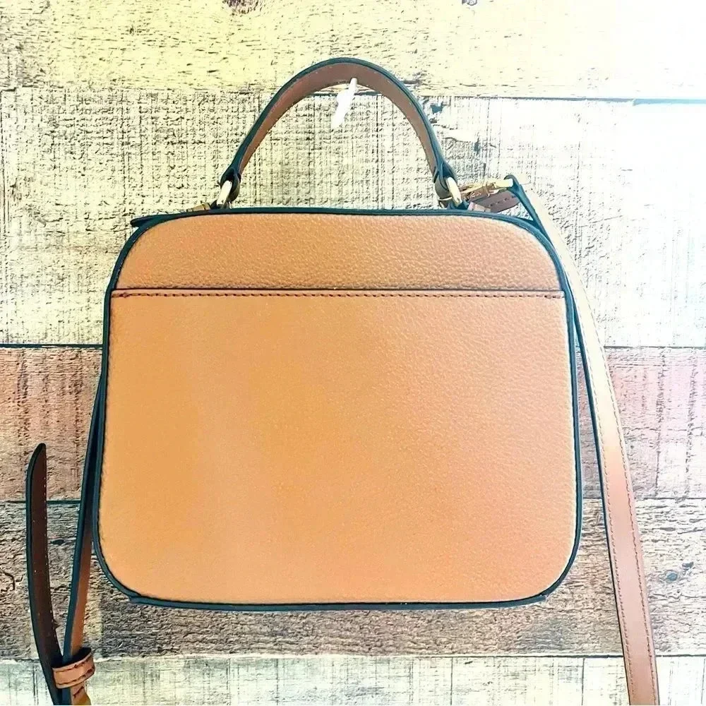 NWT Micheal Kors Medium Jet Set Pebbled Leather Crossbody